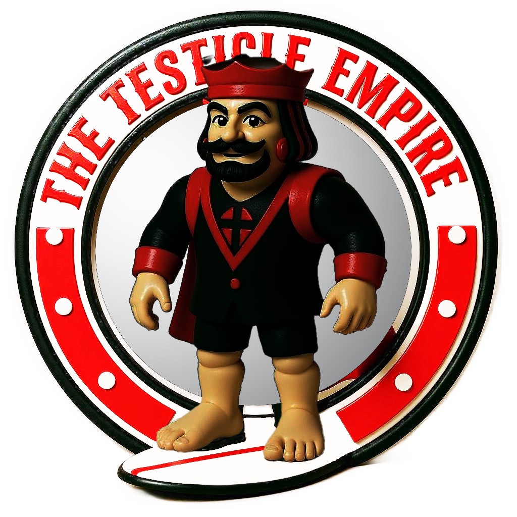 Surfing King Logo The Testicle Empire